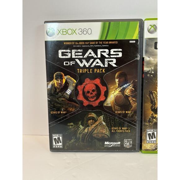 Gears Of War Triple, 3 And Judgement Xbox 360 Bundle Of 3 Games - Picture 10 of 16